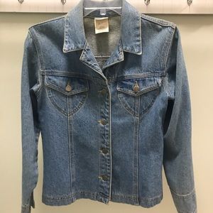 Vintage MODA INTERNATIONAL Fitted Denim Jean Jacket in Small